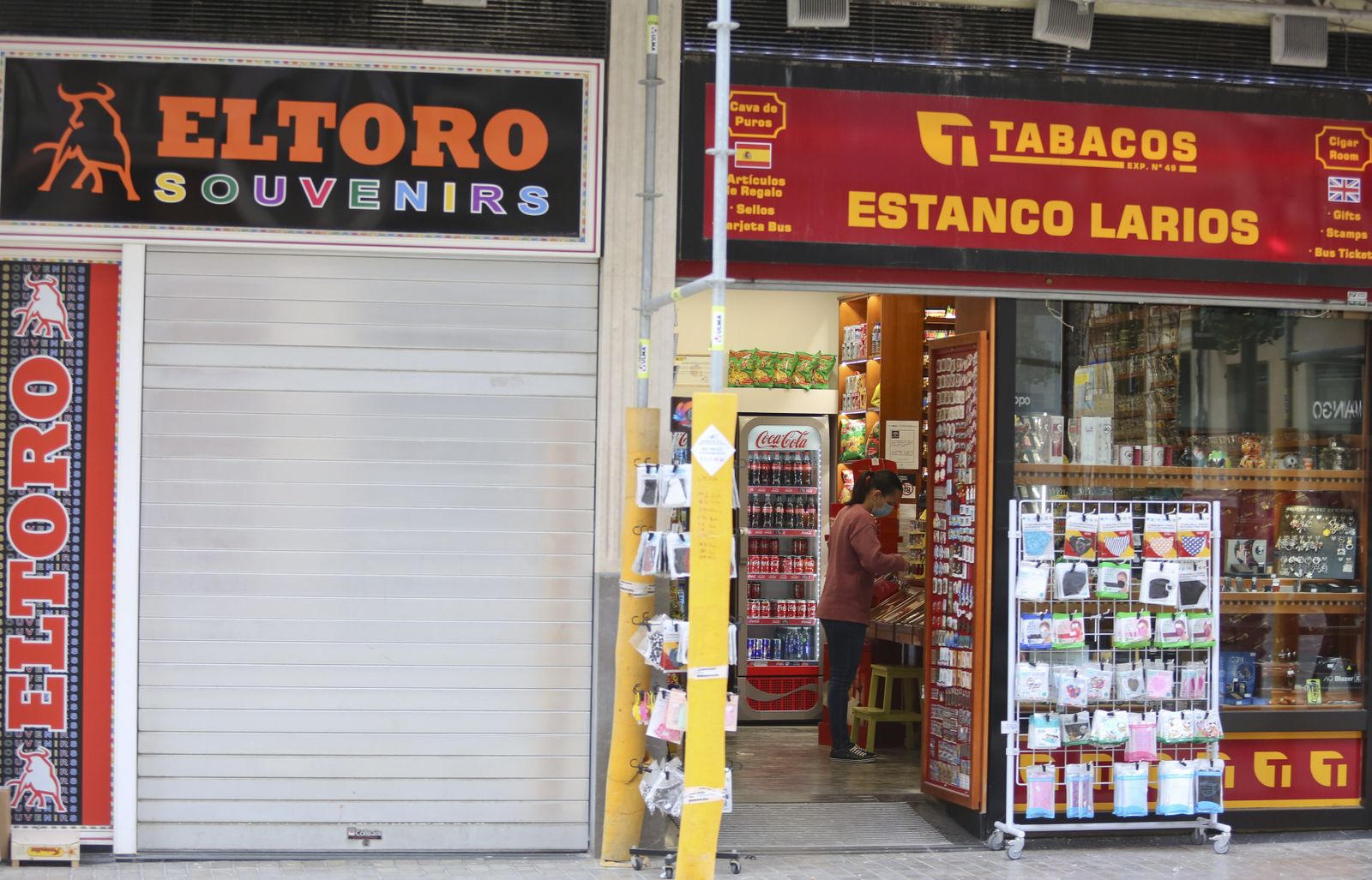 Málaga capital vive el primer día de su nuevo cierre