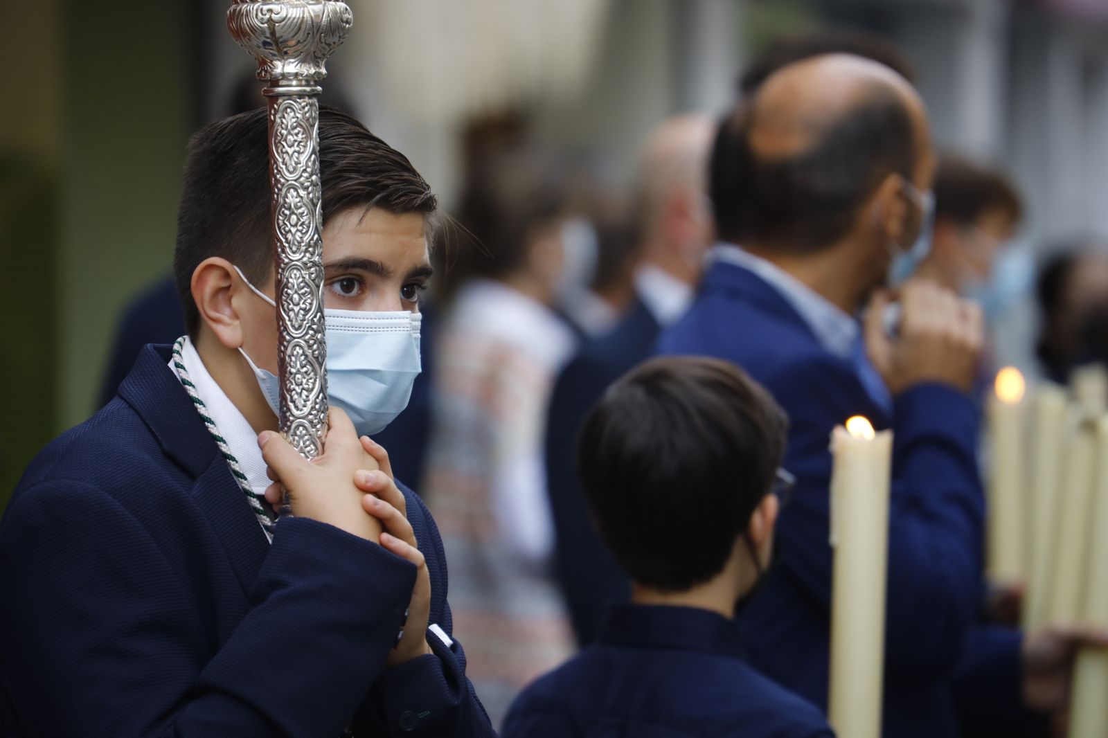 El rosario matinal de la Virgen de la Paz, en fotografías