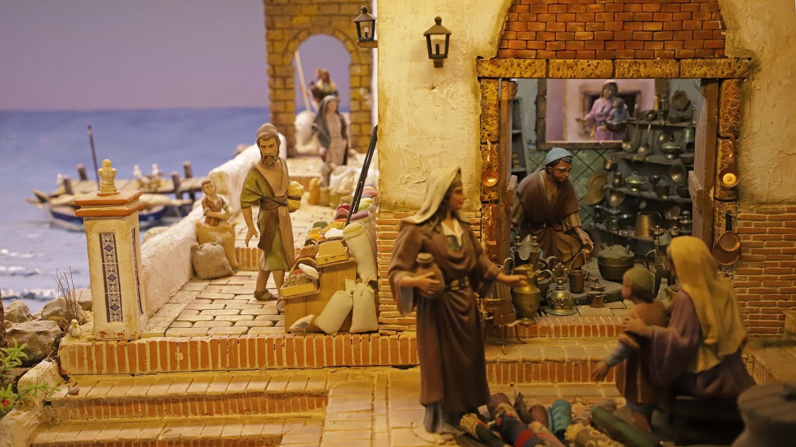 Fotos del Belén del Hotel Garrido en Algeciras