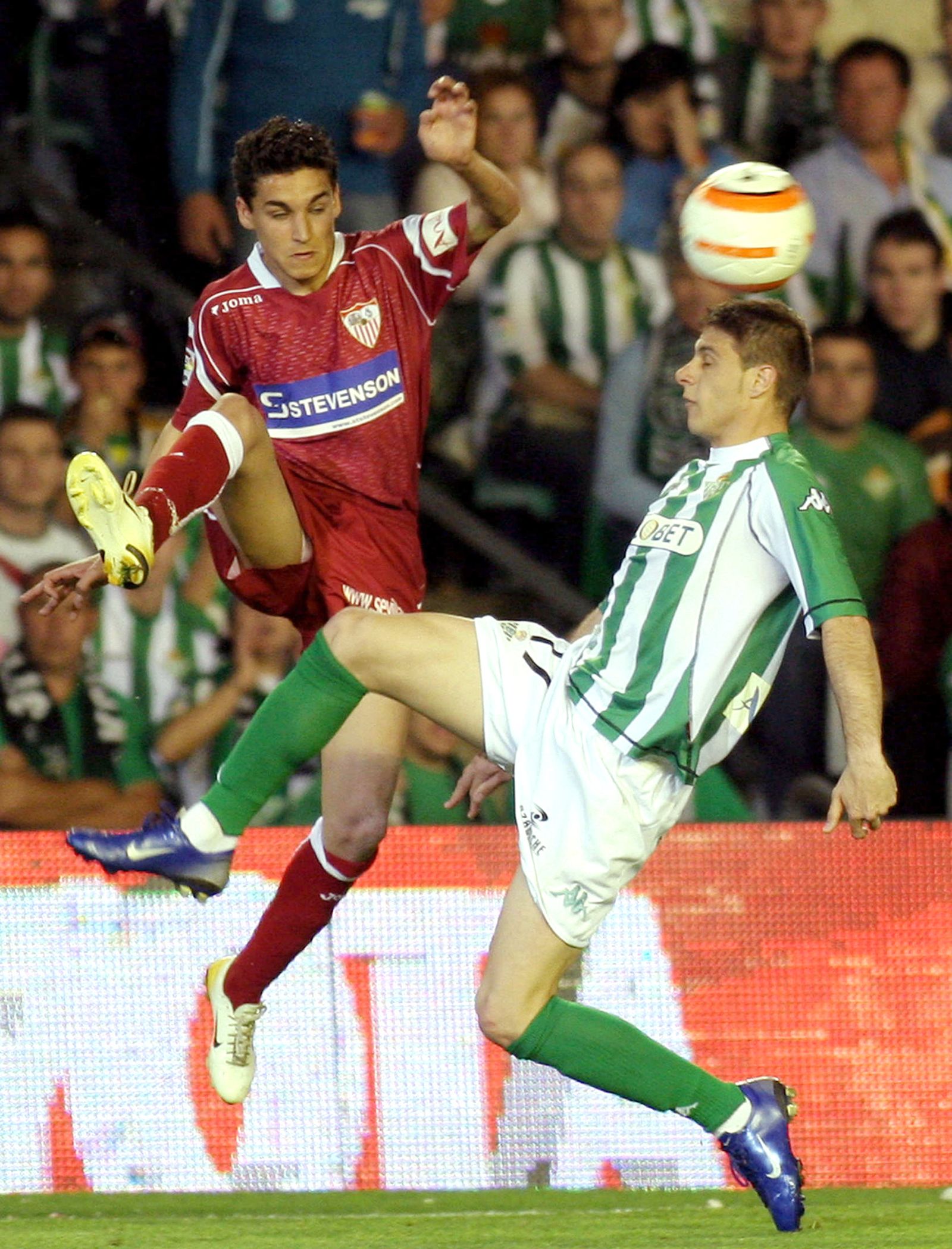 Jesús Navas y Joaquín, el 2 de abril de 2006, hace más de tres lustros.