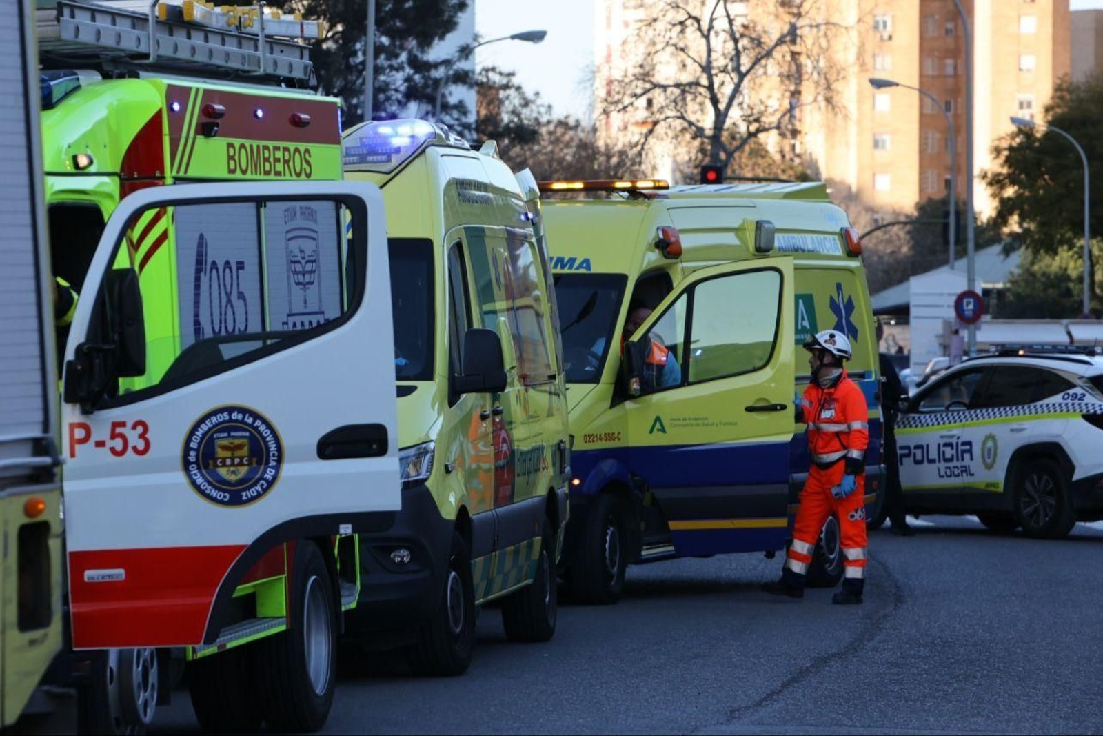 Incendio en un décimo piso del Parque Atlántico