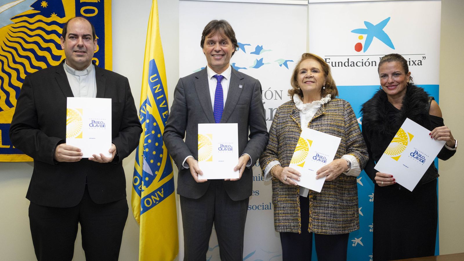 Andrés Pablo Guijo, Francisco Oliva, Concha Yoldi y Ana María Soler