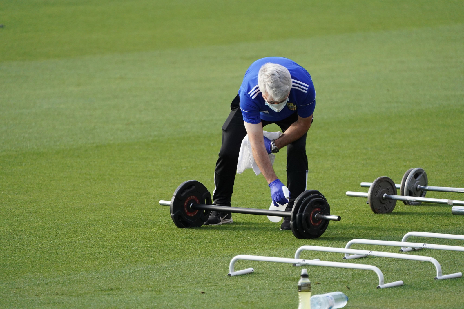 Primera sesión con grupos de 14 jugadores