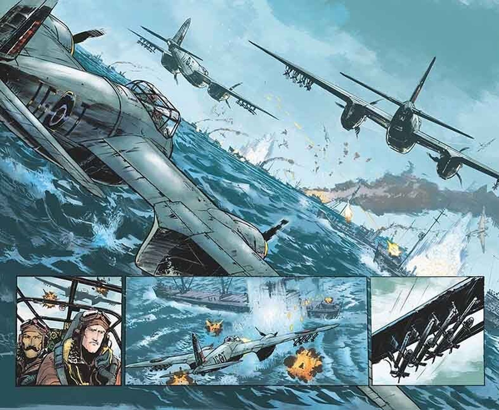 Un relato de combates aéreos