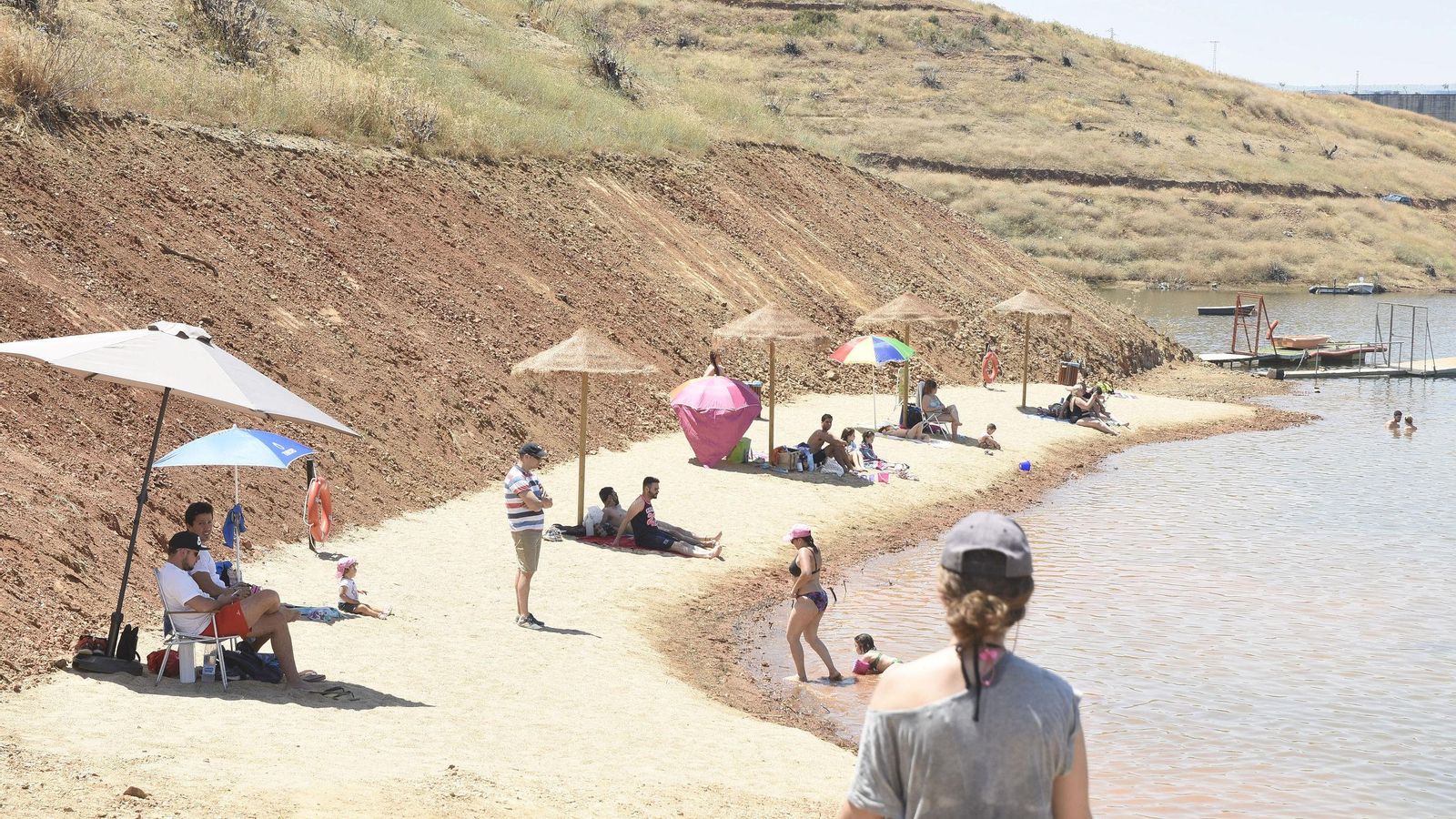 Playa de La Breña, en Almodóvar del Río.