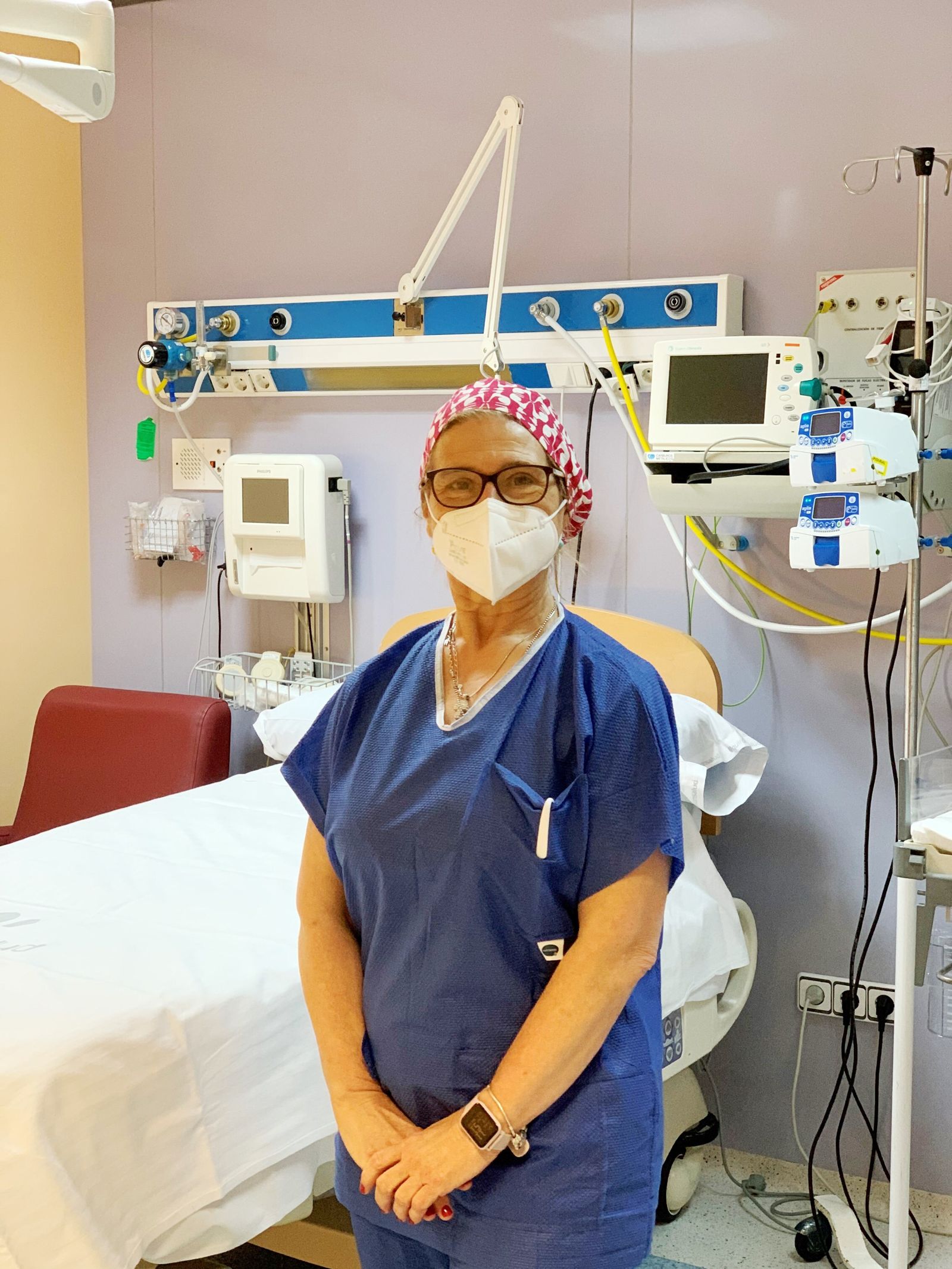 La Jefa de Matronas de Quirónsalud Sagrado Corazón, Mercedes Romero Cabezas.