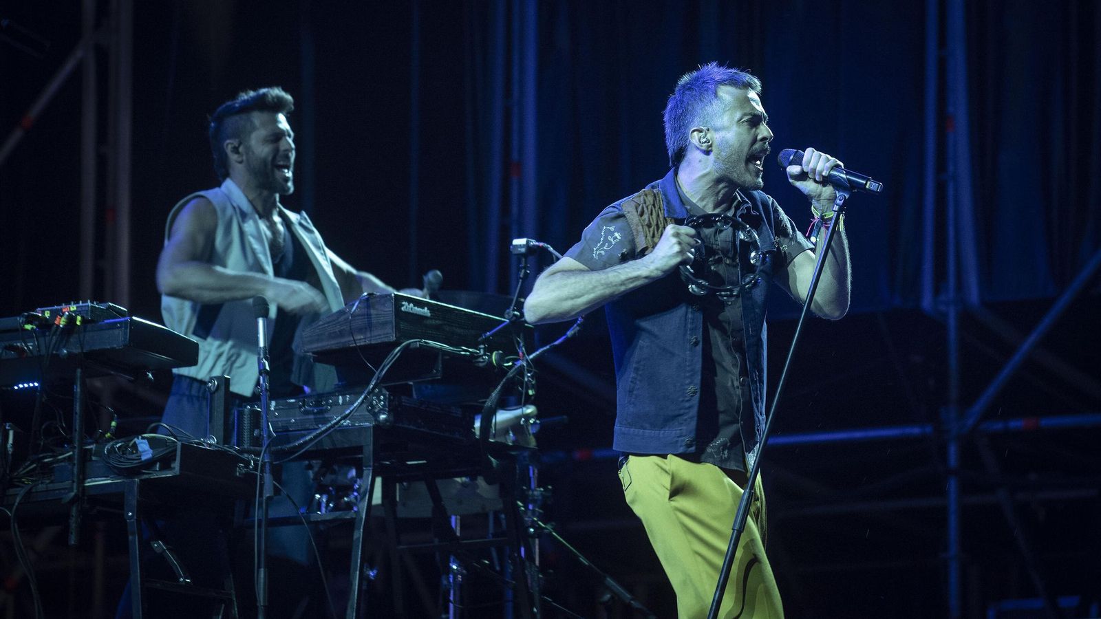 El grupo Vetusta Morla durante su actuación en el festival Interestelar.