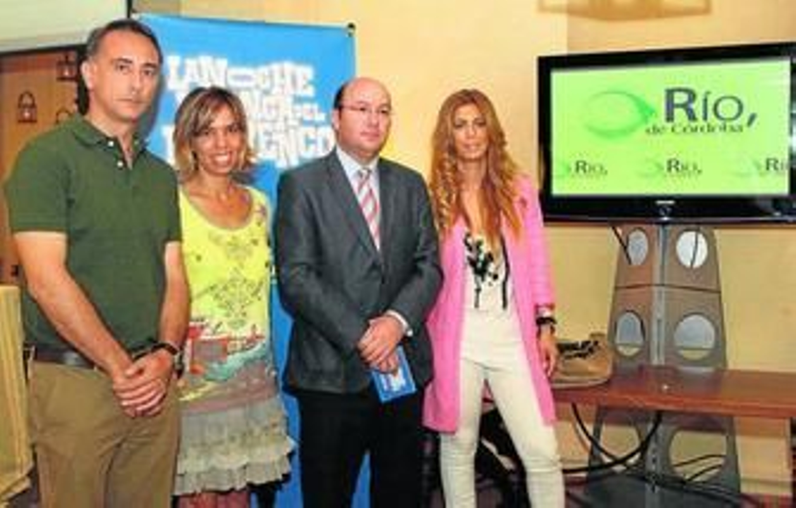 Rafael Gavilán, Alicia Anguita, Rafael Navas y Juana Martín, ayer, en la presentación.