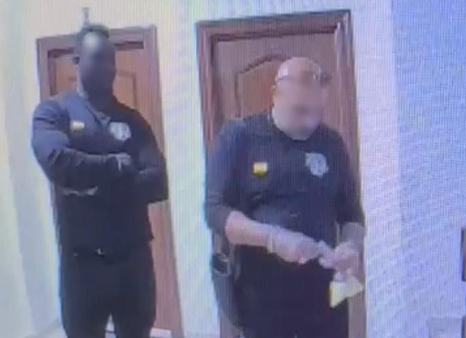 Los dos acusados de la empresa dedicada a la 'desokupación'.