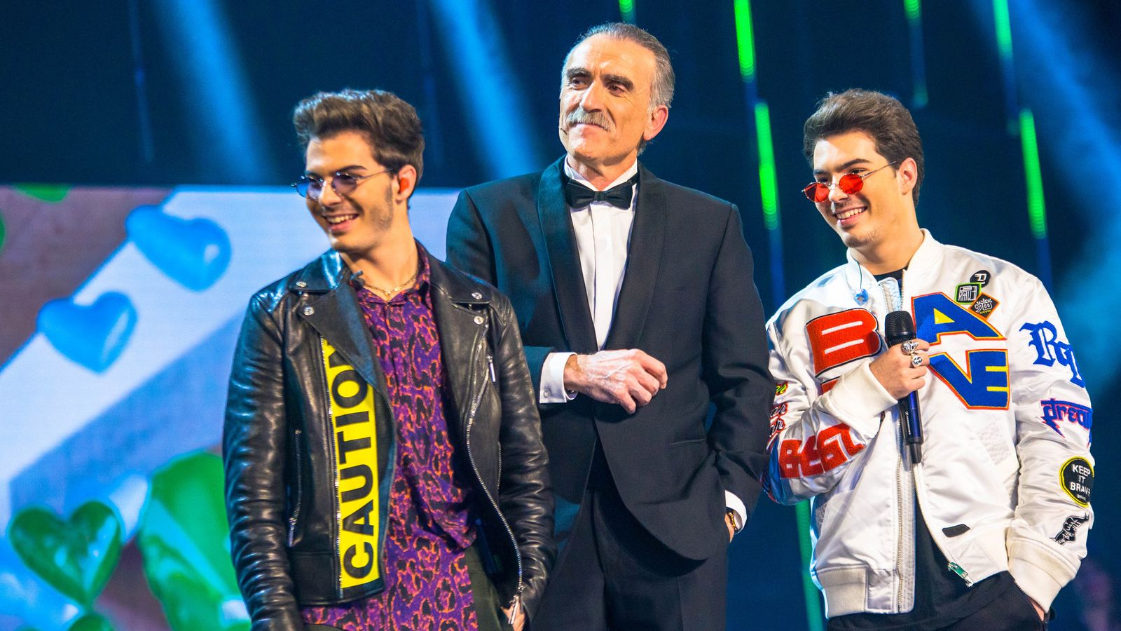 Juan y Medio y los Gemeliers en la gala de esta noche