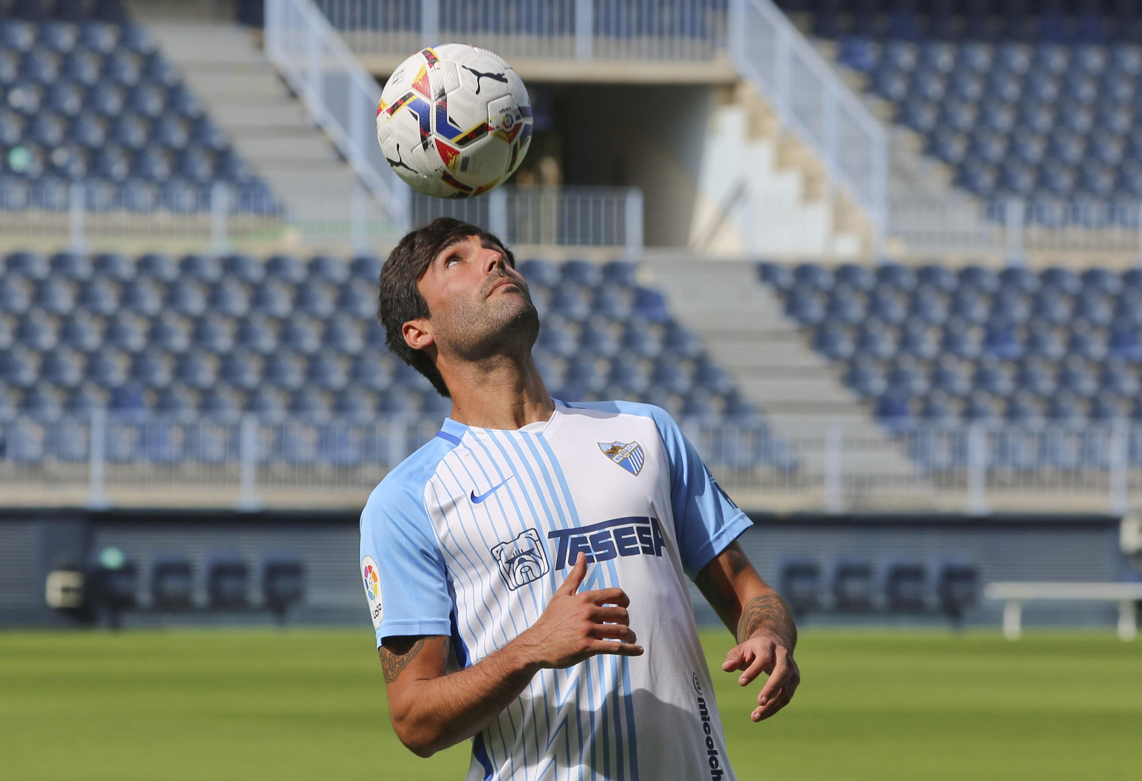 Alberto Escassi, jugador del Málaga CF