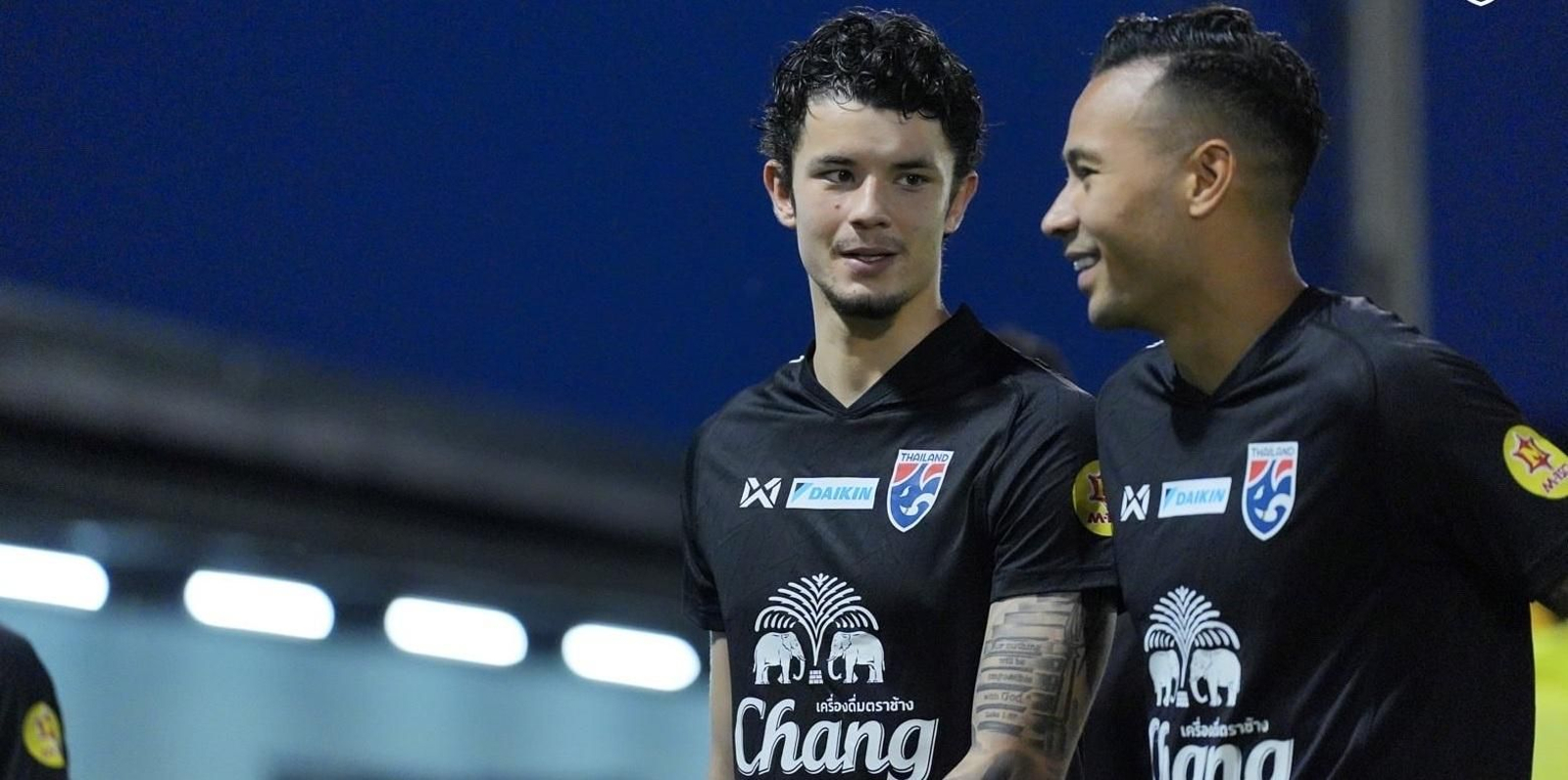 Jude Soonsup-Bell, durante un entrenamiento con Tailandia. Jude Soonsup-Bell, durante un entrenamiento con Tailandia.