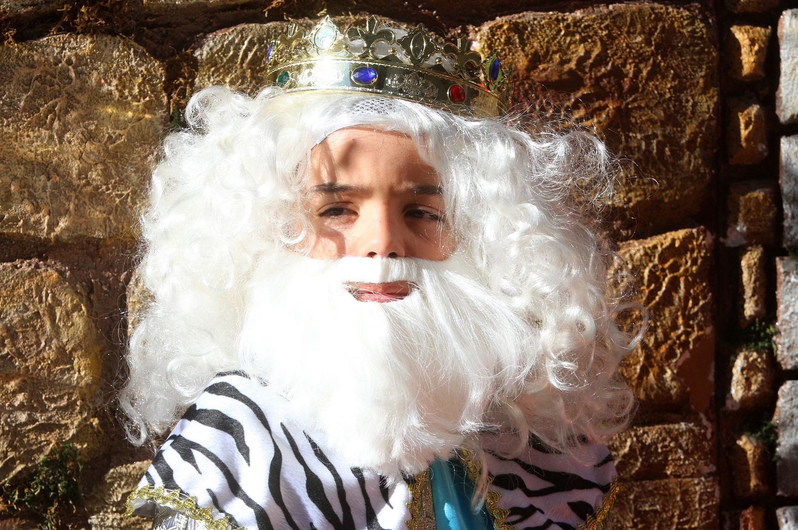 Imágenes del Belén viviente del Colegio María Inmaculada.