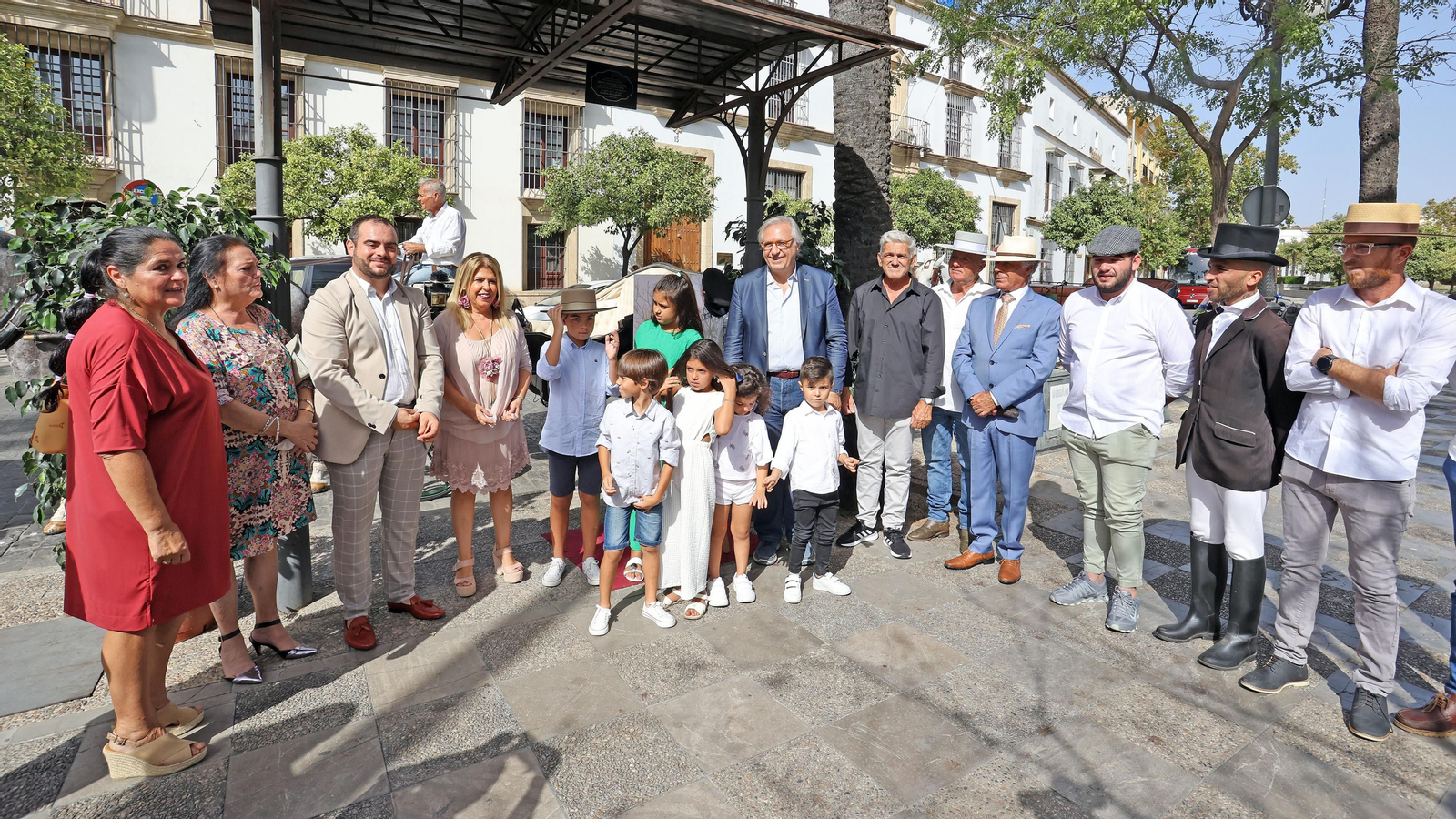 Homenaje al cochero Benito Fernández en Jerez