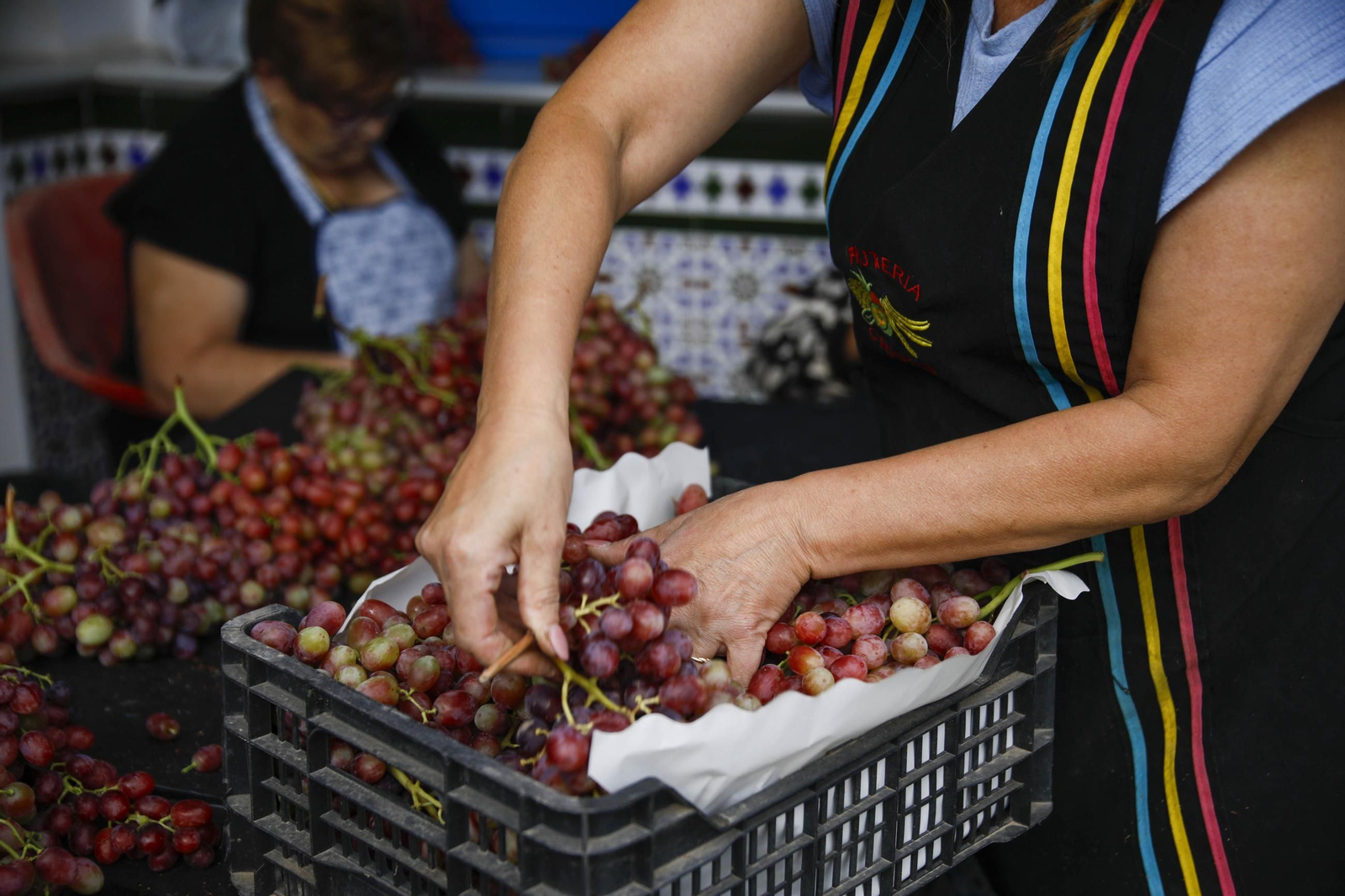 La tradicional faena de la uva de Canjayar, en imágenes
