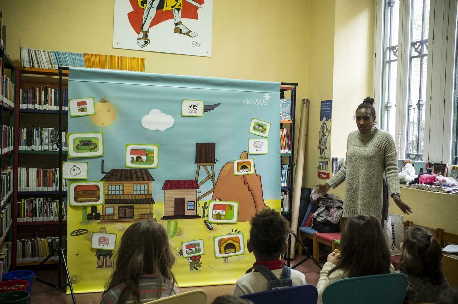 Una de las actividades llevadas a cabo en la red de bibliotecas .