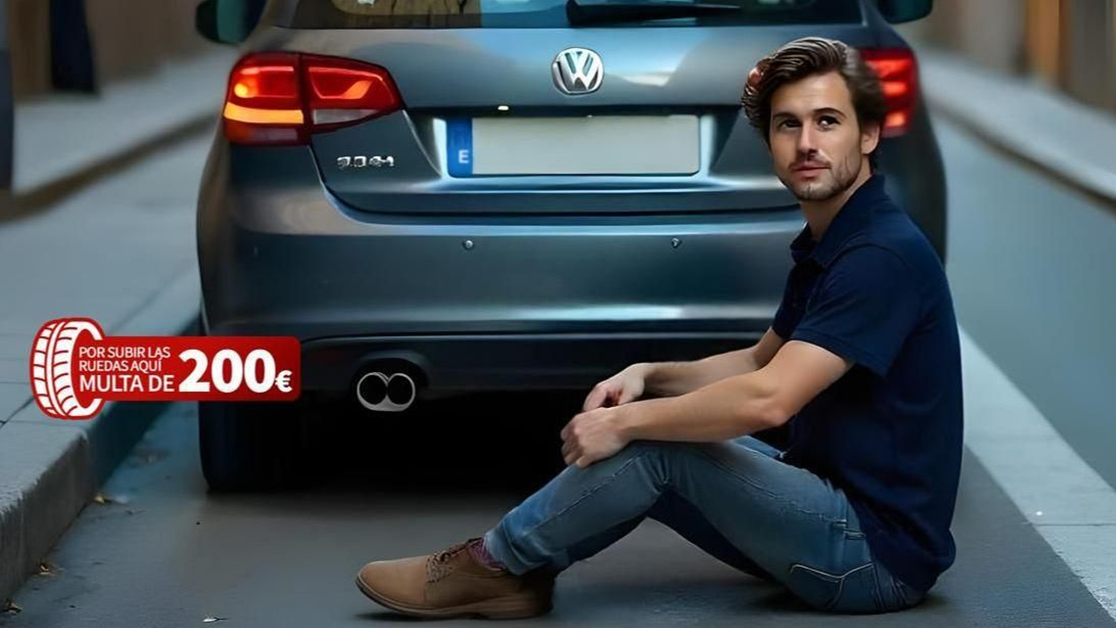 Imagen promocional de la campaña 'Aceras Libres, Ciudad Segura'