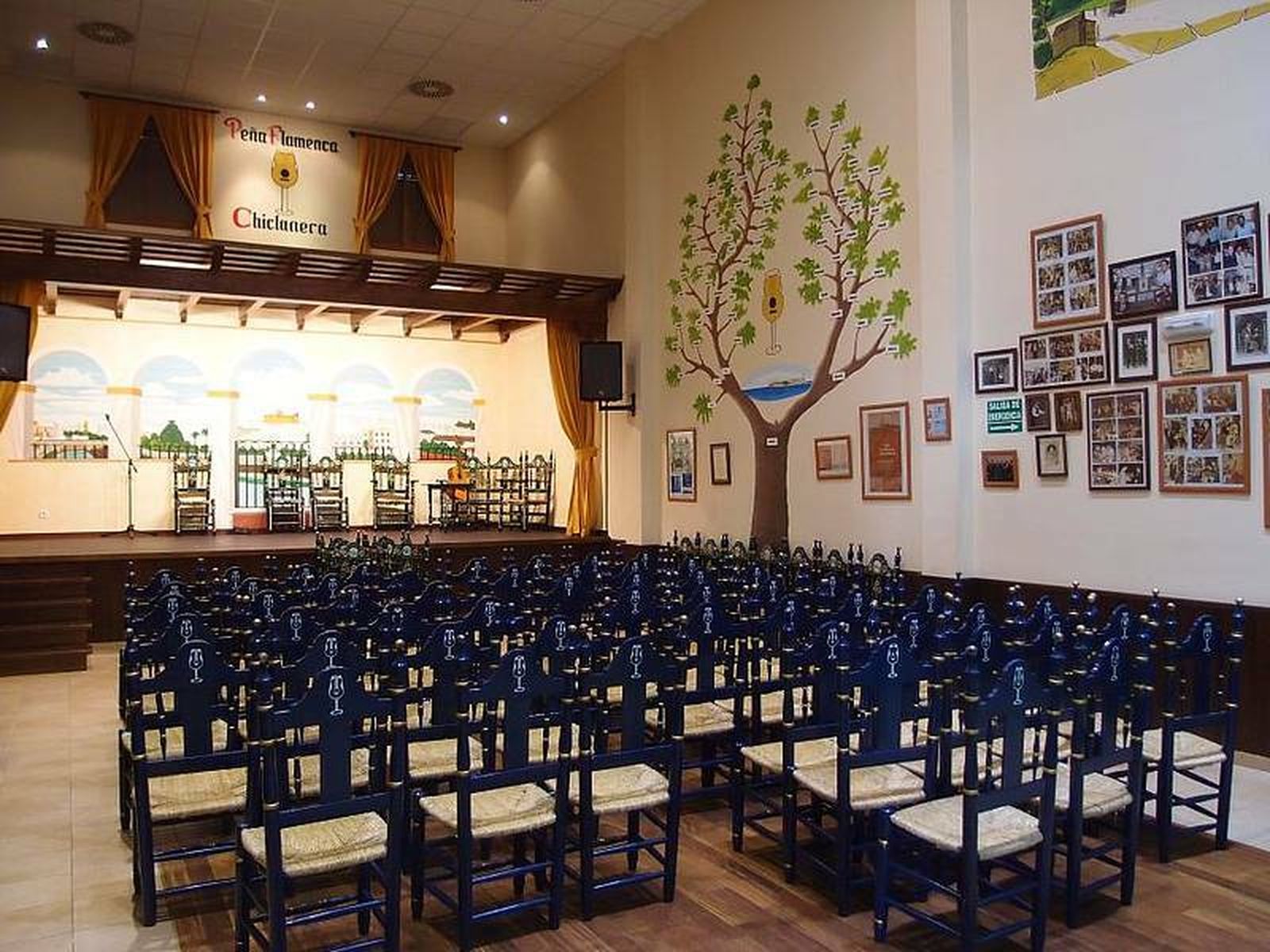 Instalaciones de la Peña Flamenca en las que se celebra una nueva cita con el concurso.