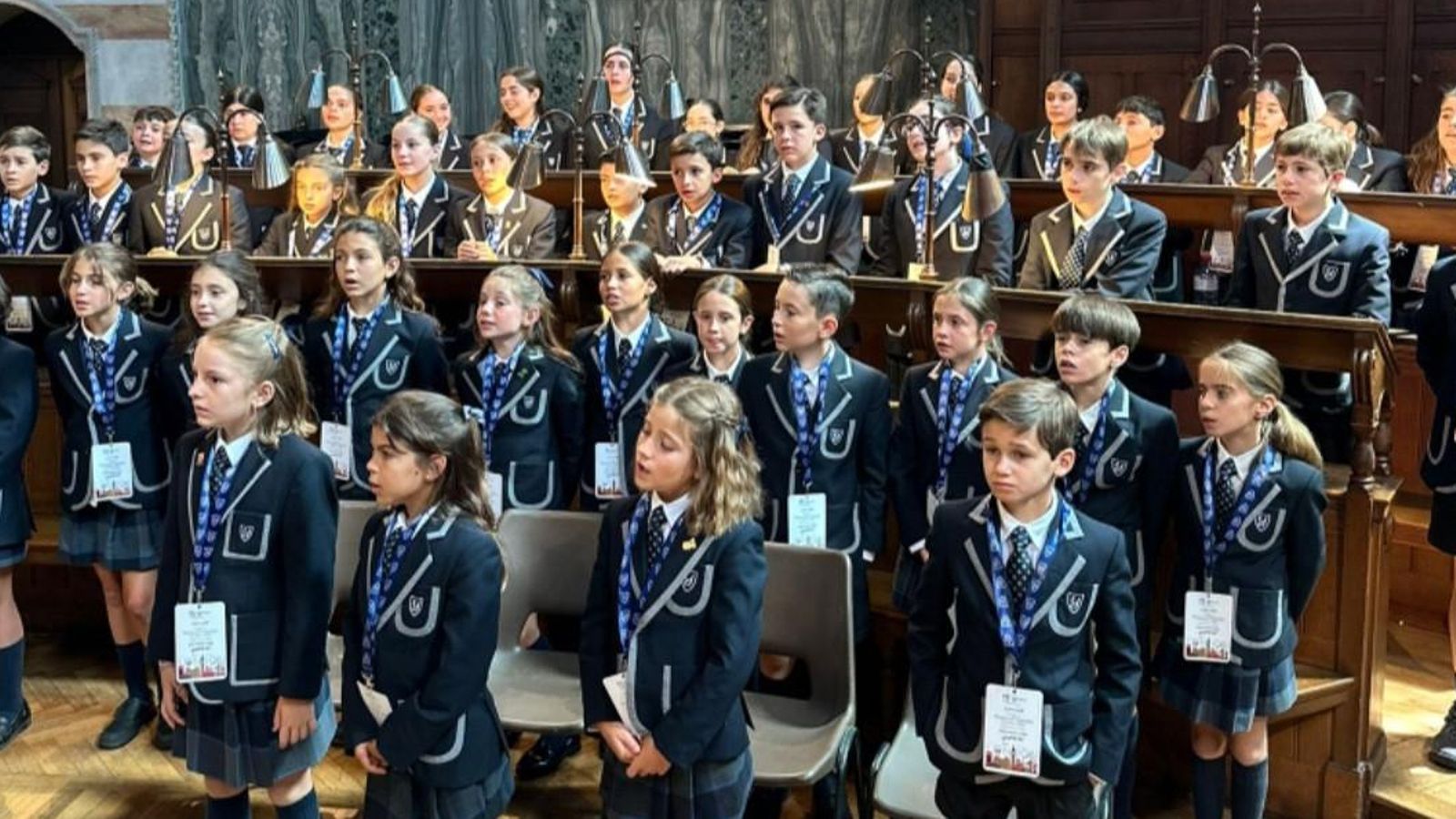 Los niños del coro de Yago School de Londres Los niños del coro de Yago School de Londres