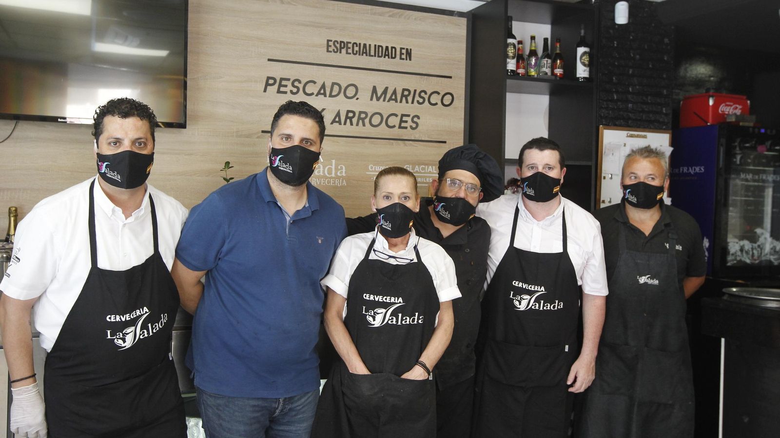 En La Salada cumplieron con todas las medidas higiénico-sanitarias.