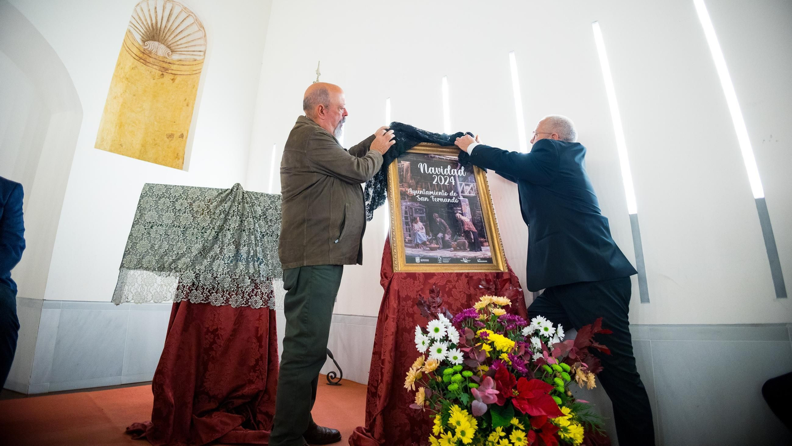 Así fue la presentación del cartel de la Navidad de los belenistas de San Fernando