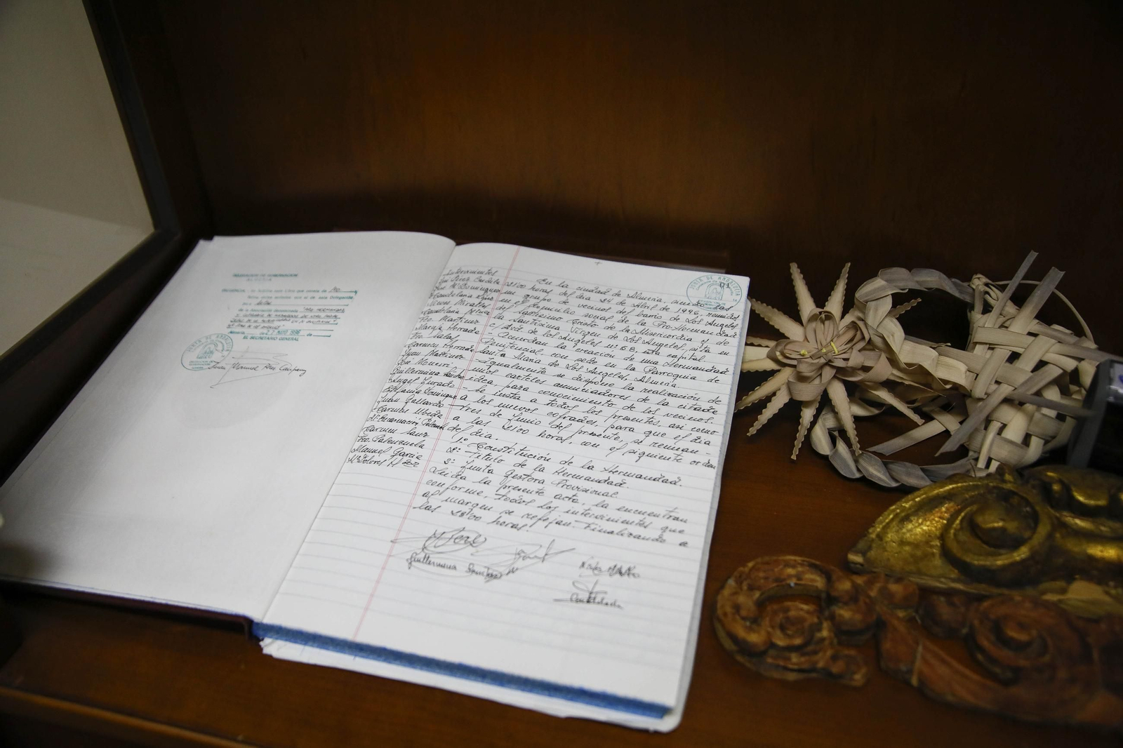 Ensayo de la hermandad de los Ángeles de la ciudad de Almería, en imágenes