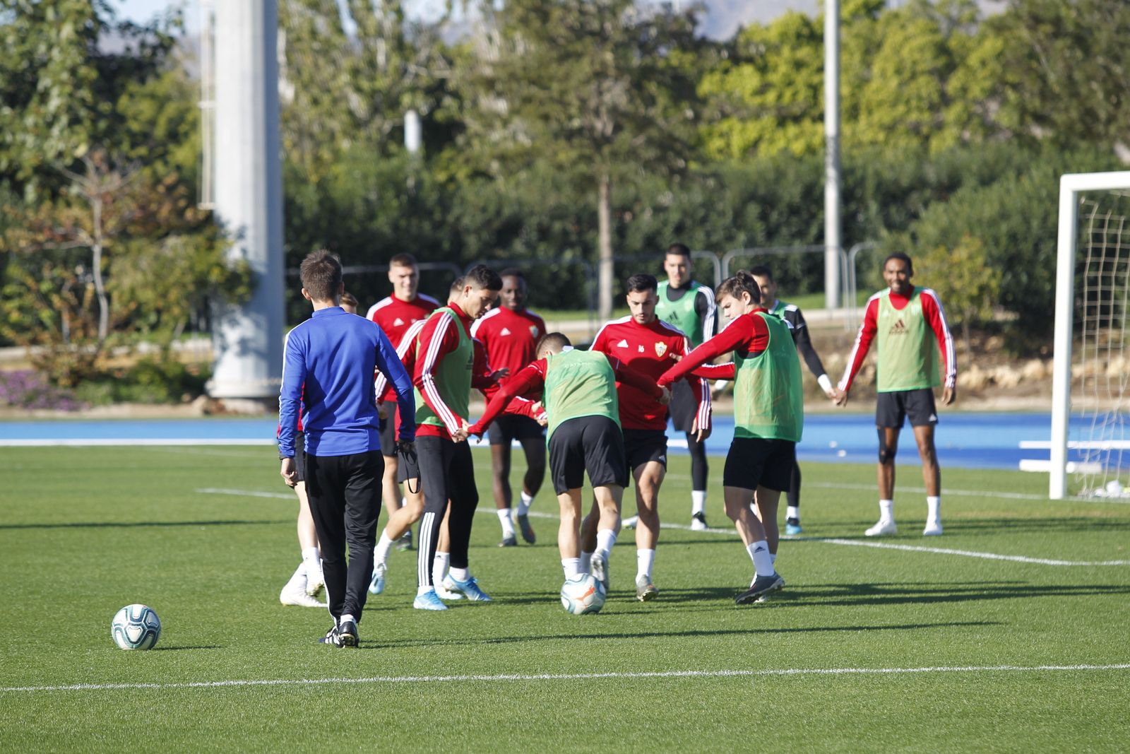 Fotogalería del entrenamiento del Almería previa al partido ante el Numancia