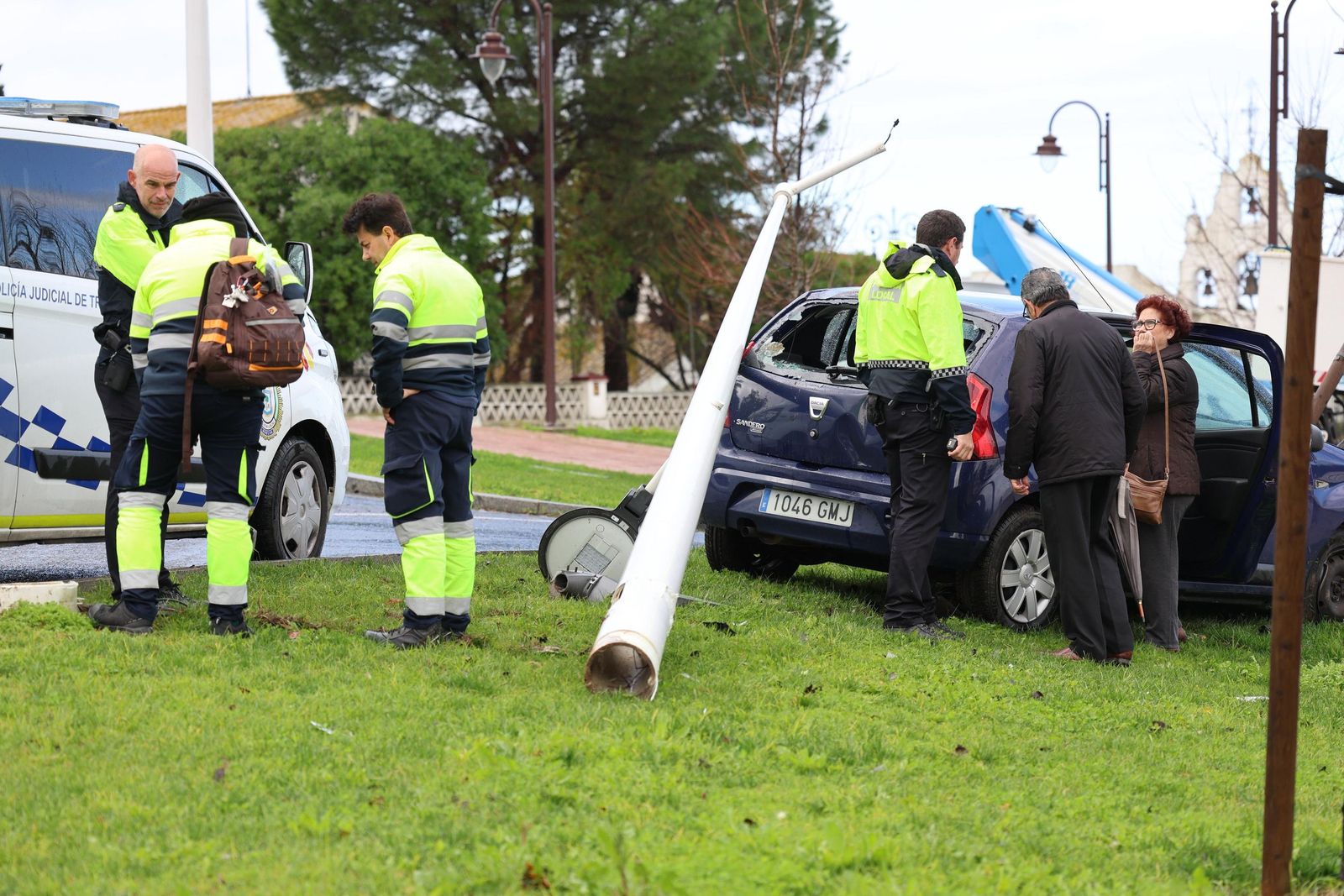 La borrasca Joseph a su paso por la ciudad, en fotografías