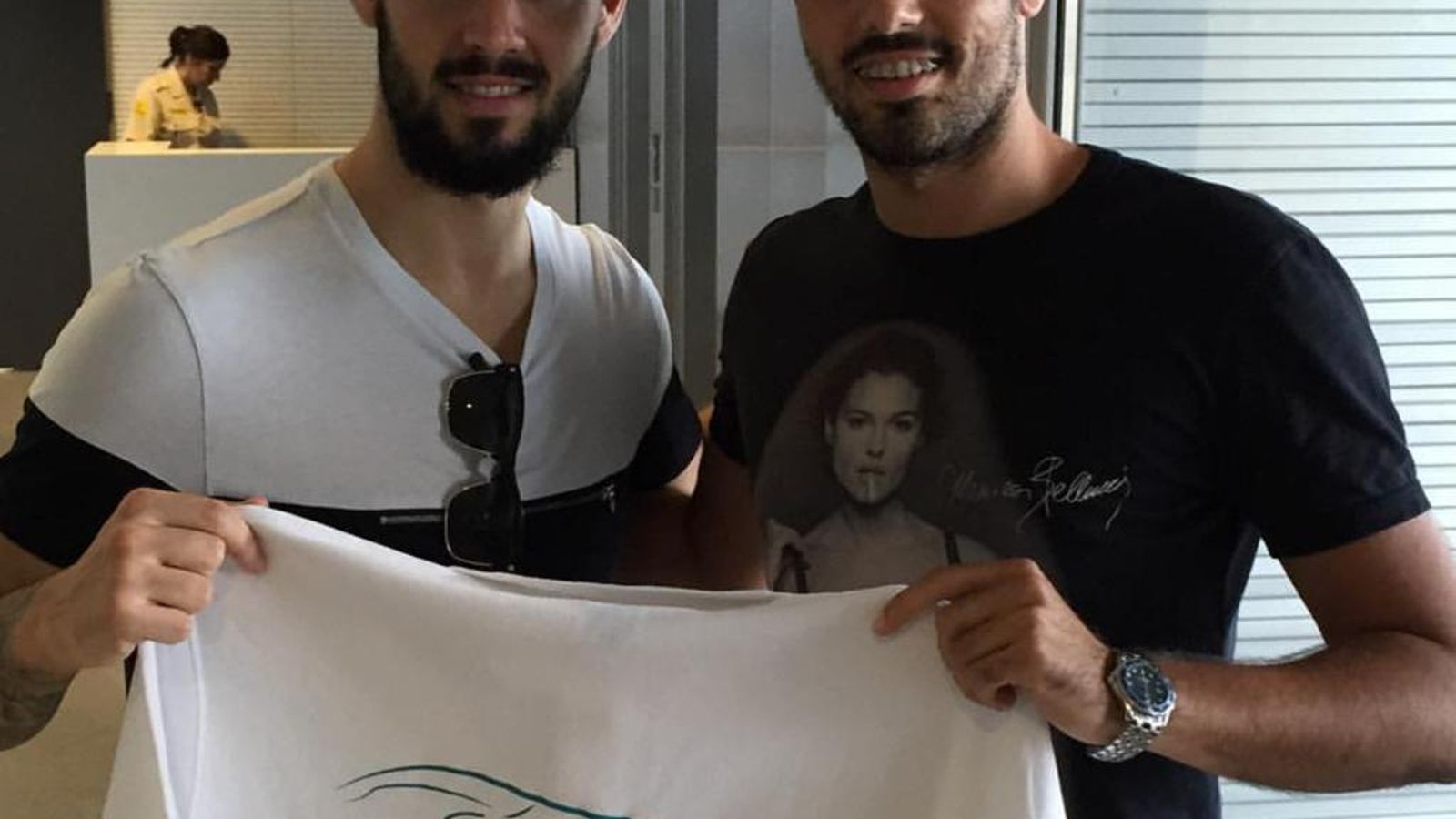 Ignacio Boto junto a Isco Alarcón.