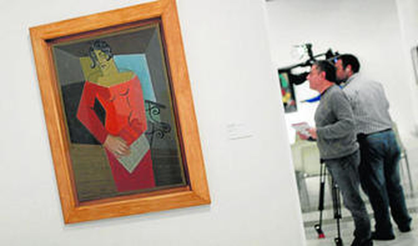 'La chanteuse' (La cantante, 1926), de Juan Gris, una de las 33 valiosas piezas de la colección cubista.