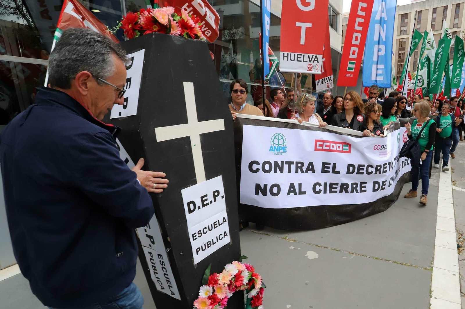 Imágenes de la manifestación en defensa de la educación pública
