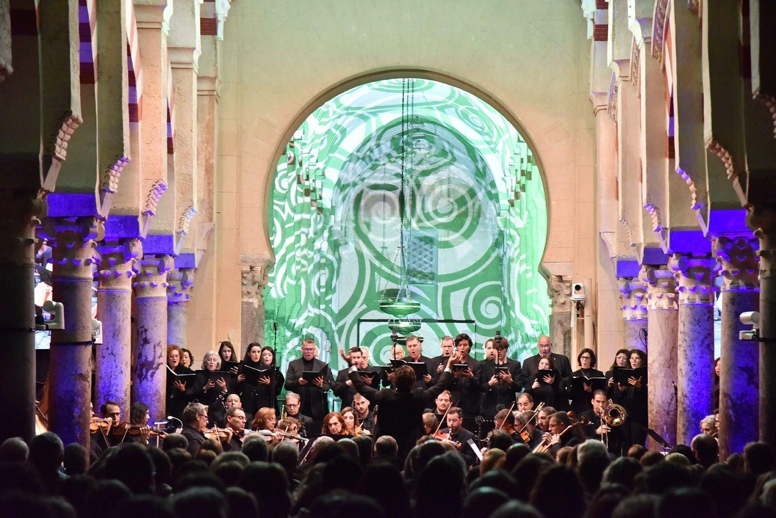 Un concierto de Navidad celebrado en la Mezquita-Catedral, en una imagen de archivo. Un concierto de Navidad celebrado en la Mezquita-Catedral, en una imagen de archivo.