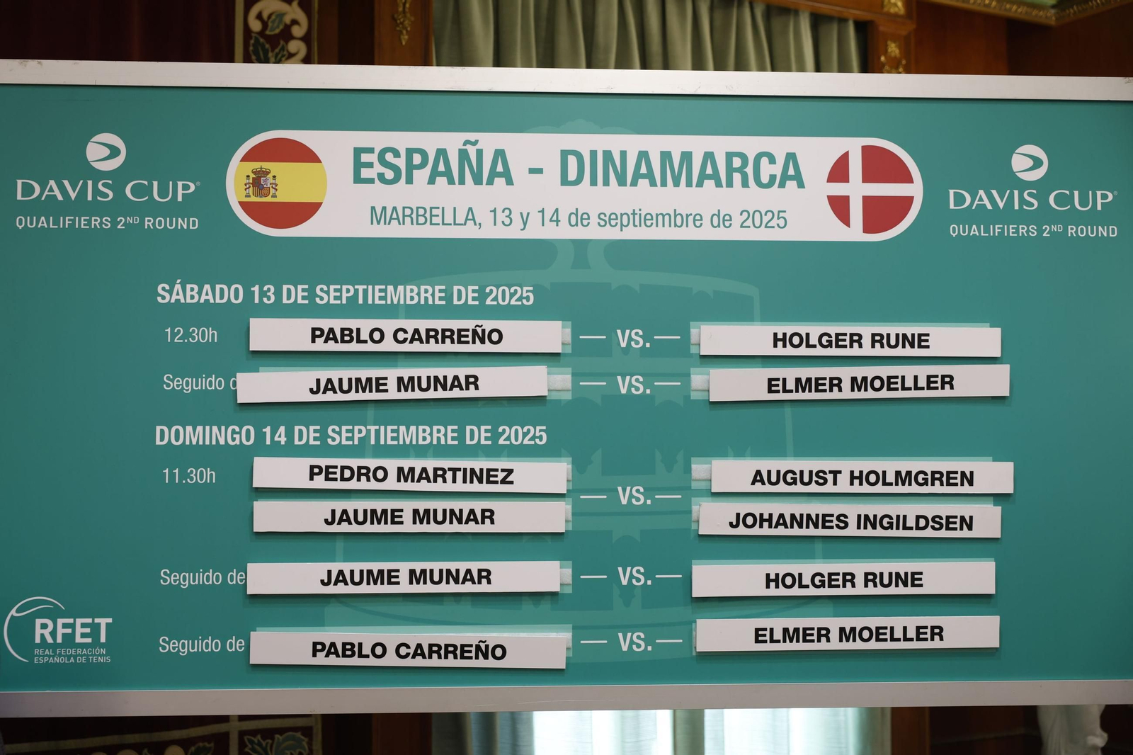 España-Dinamarca de la Copa Davis, en imágenes