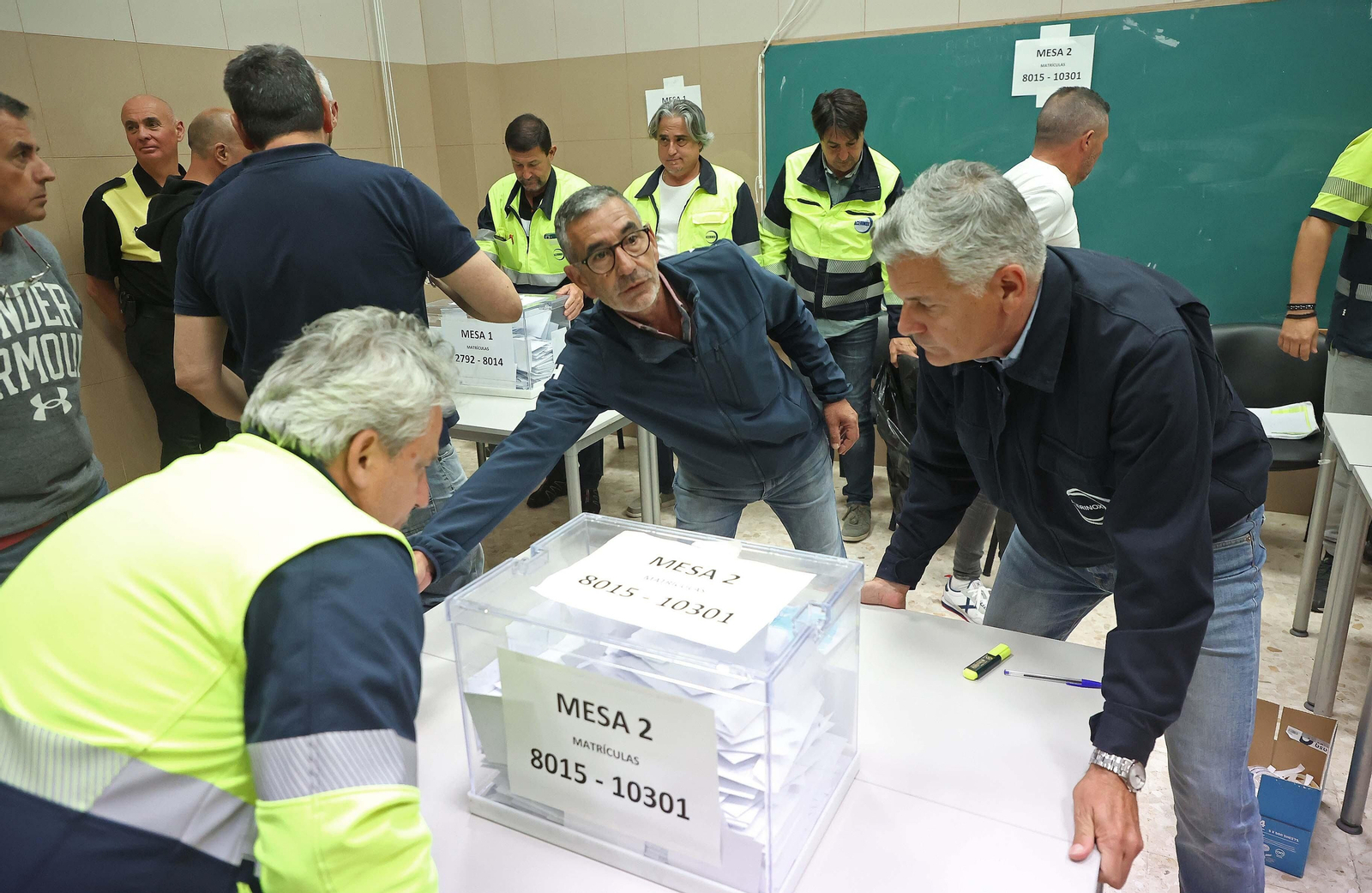 El resultado del referendum a la propuesta del convenio colectivo de Acerinox presentada por el CARL, en imágenes