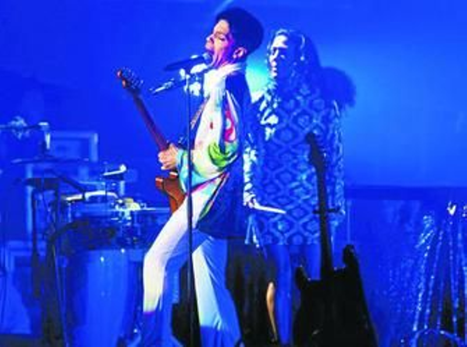 Prince, el pasado día 4, durante un concierto celebrado en Roskilde (Dinamarca).
