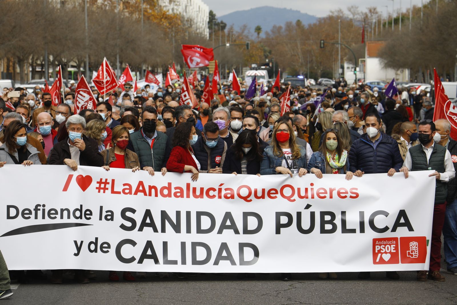 Manifestación en defensa de la sanidad pública en Córdoba, en imágenes