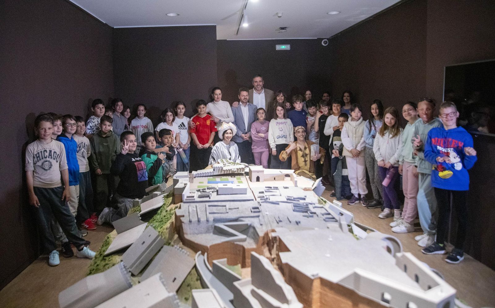 Presentación de la maqueta de la Alcazaba de Almería, en imágenes