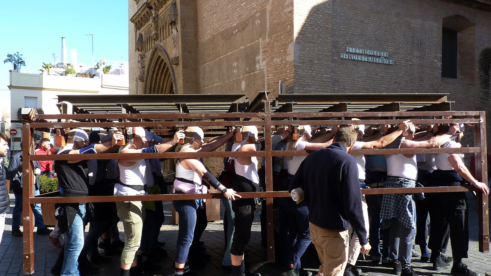 Las parihuelas usadas para el ensayo.