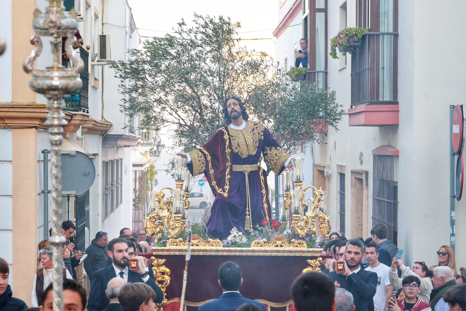 Las imágenes del vía crucis del Huerto en San Fernando