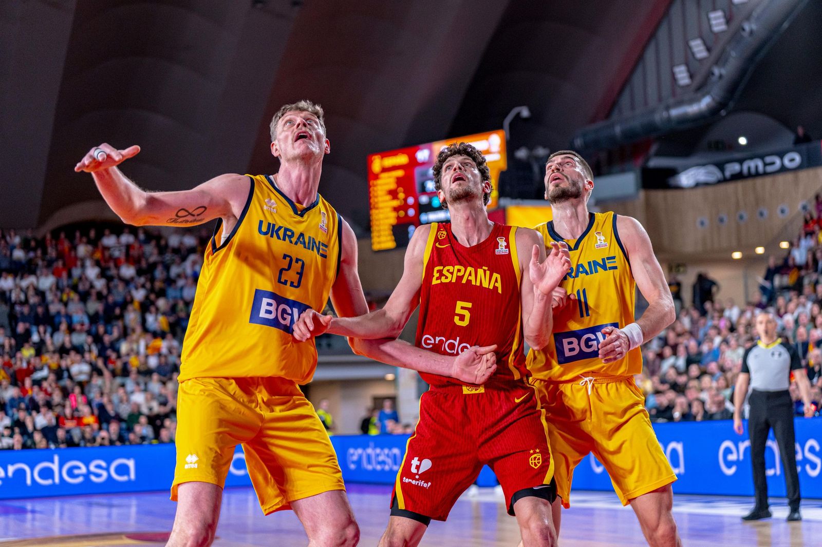 Las mejores fotos del España-Ucrania de baloncesto