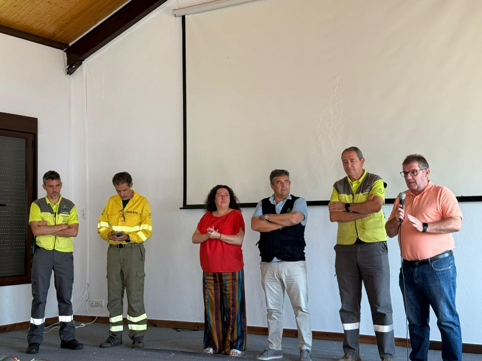 Reunión de coordinación este miércoles en Jabugo.