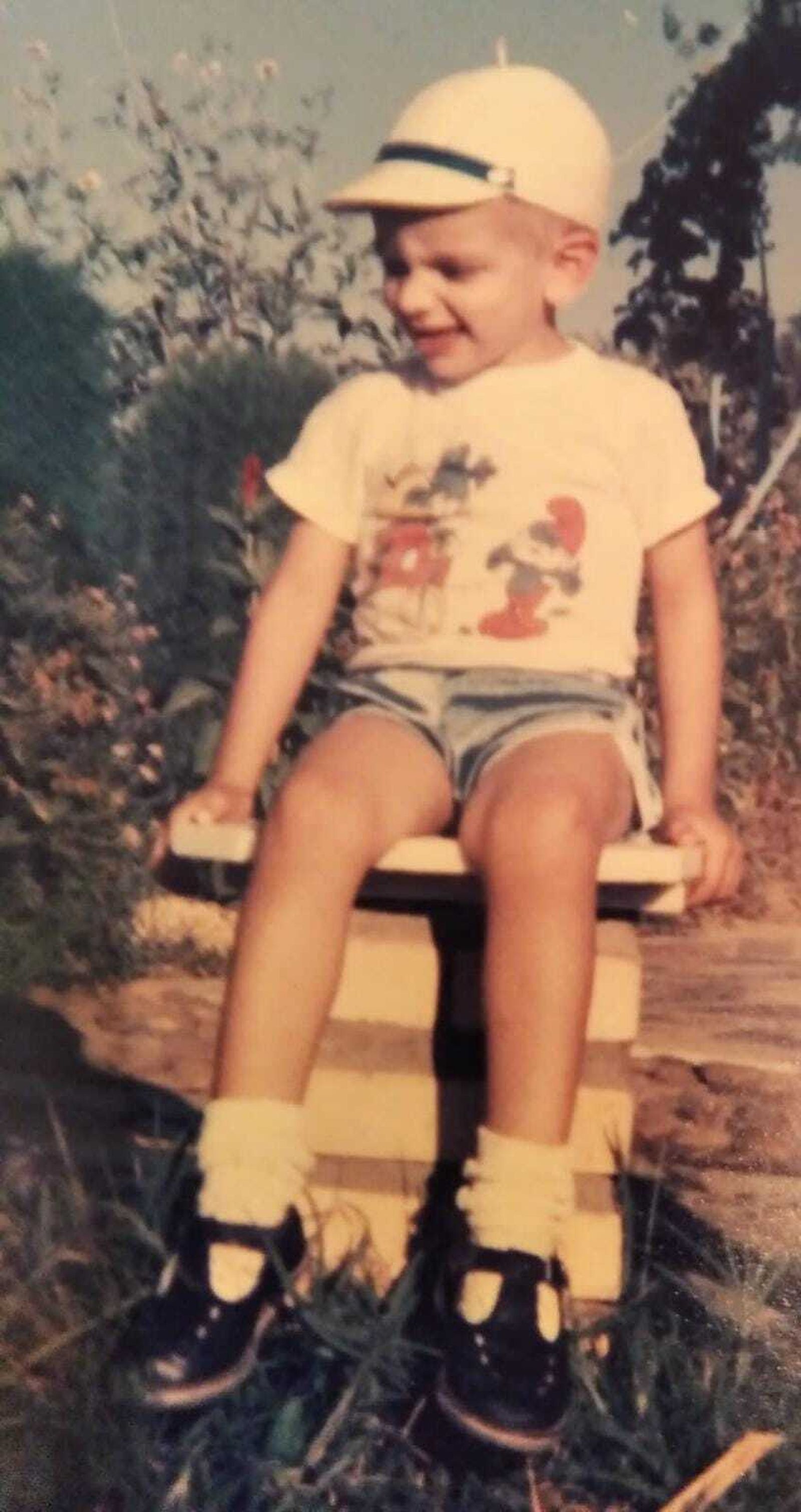 Emilio cuando era un niño.