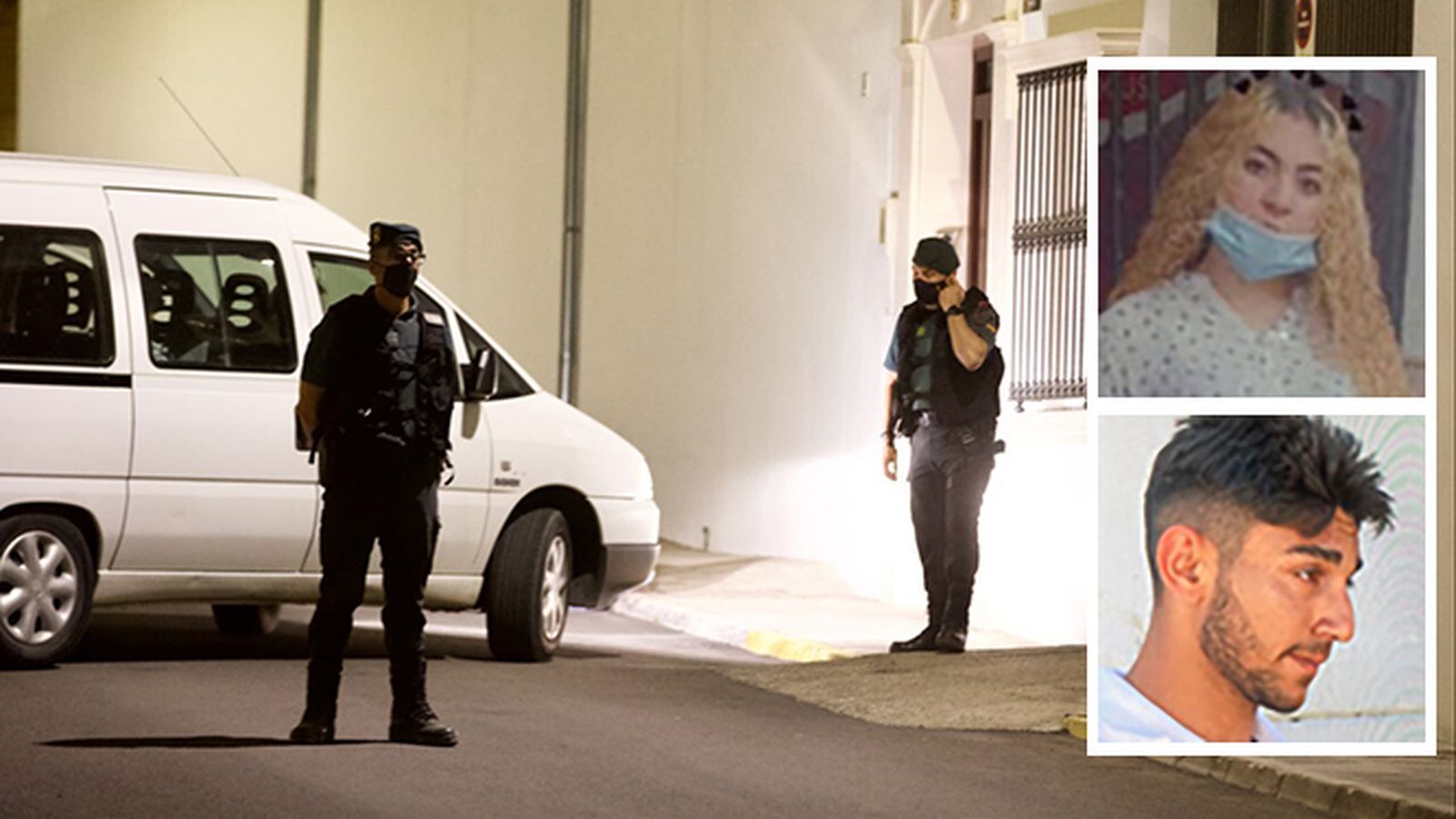 La Guardia Civil en la vivienda de la madre del arrestado en Estepa.