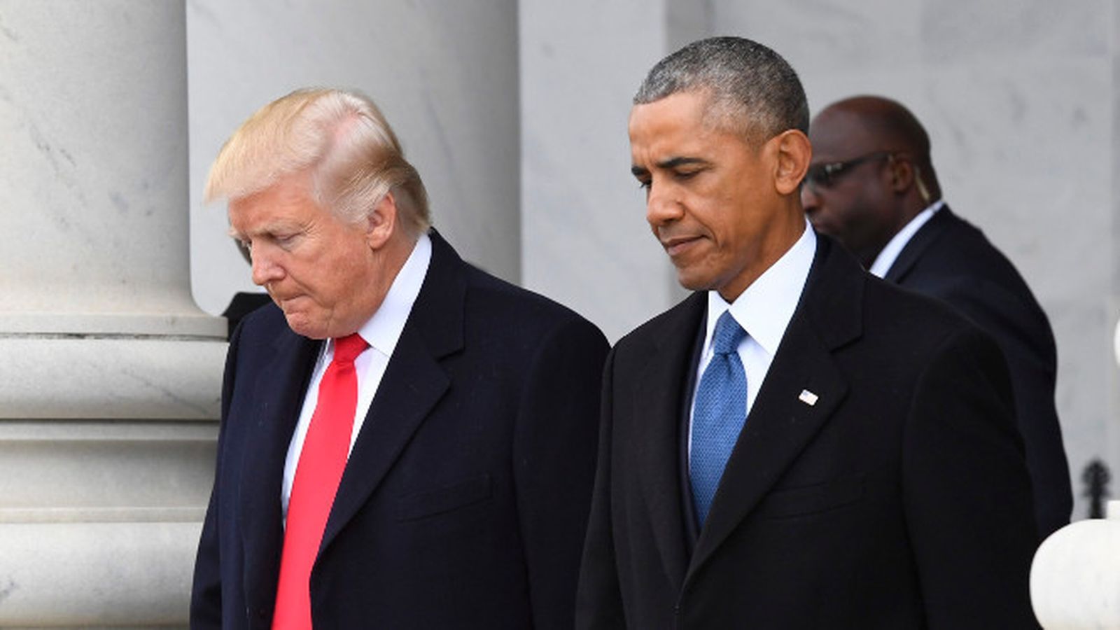 Donald Trump y Barak Obama.