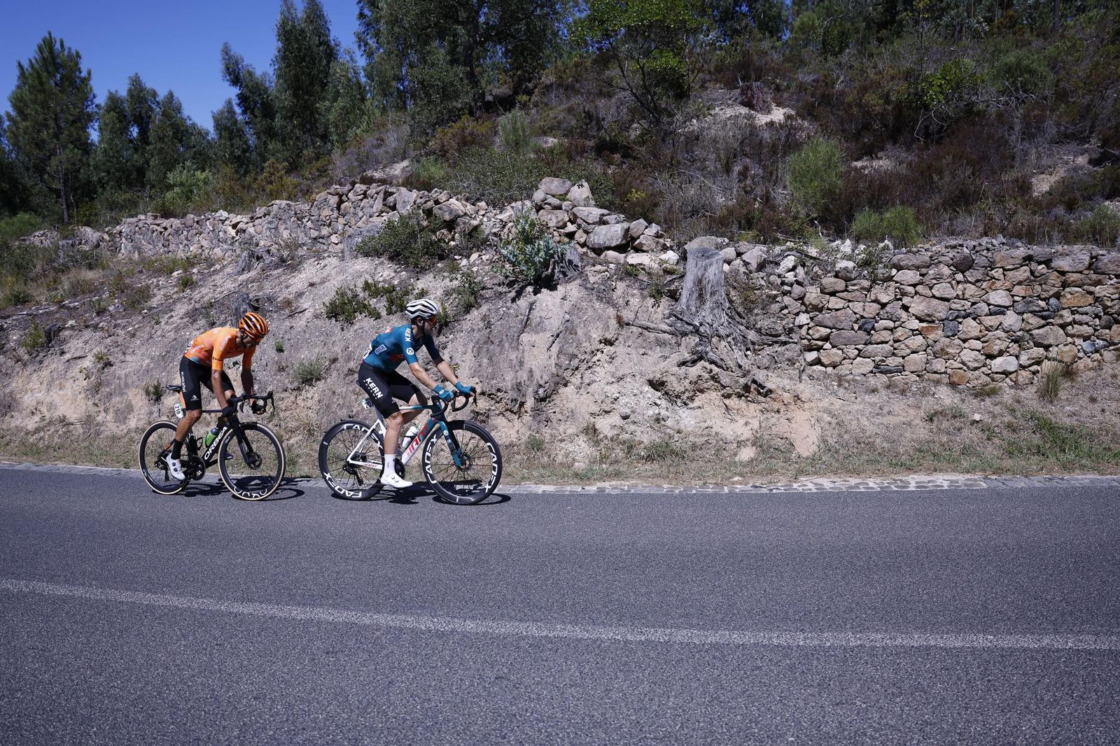 Luis Ángel Maté, protagonista en la fuga de la Vuelta a España