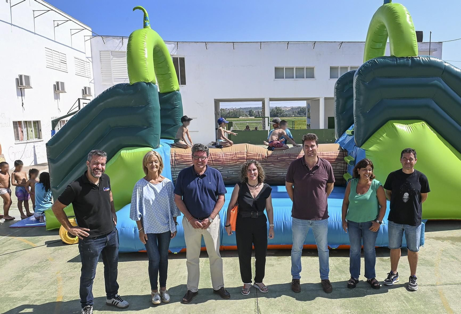 Inauguración de las Escuelas de Verano, en el CEIP La Ina.