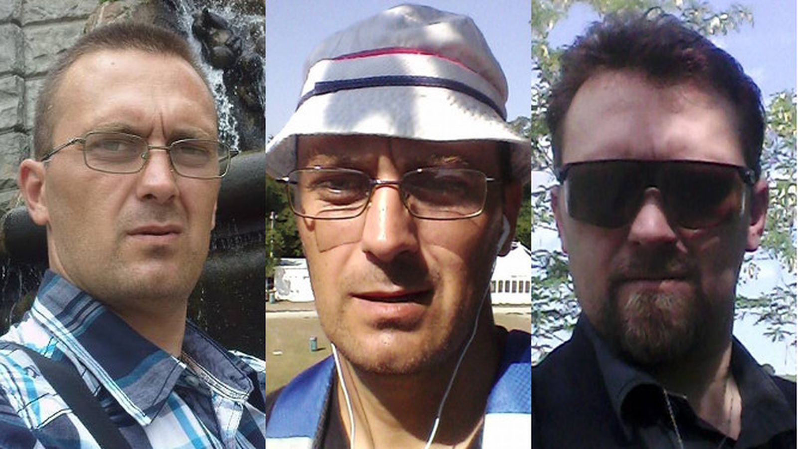 Varios de los 'selfies' que Norbert Feher colgó en sus redes sociales.