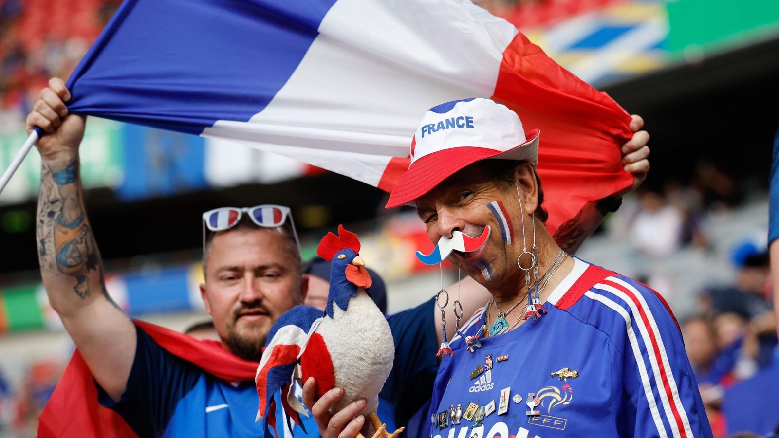 Las mejores imágenes del España - Francia