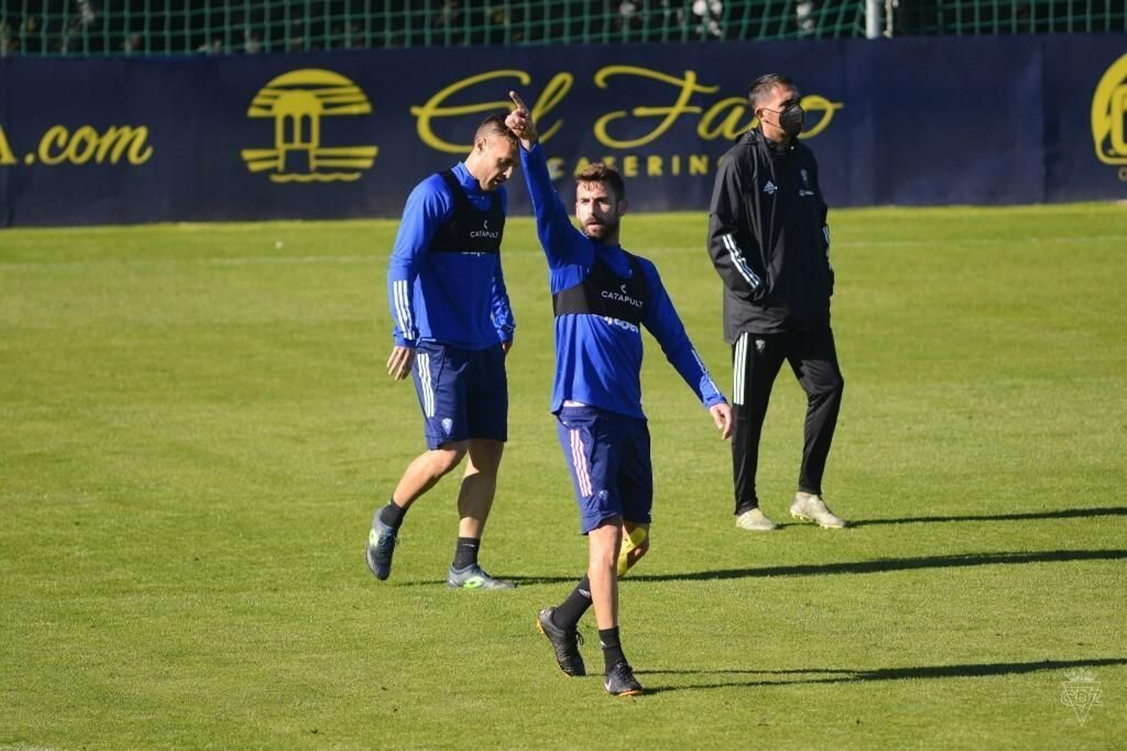 José Mari en un entrenamiento.