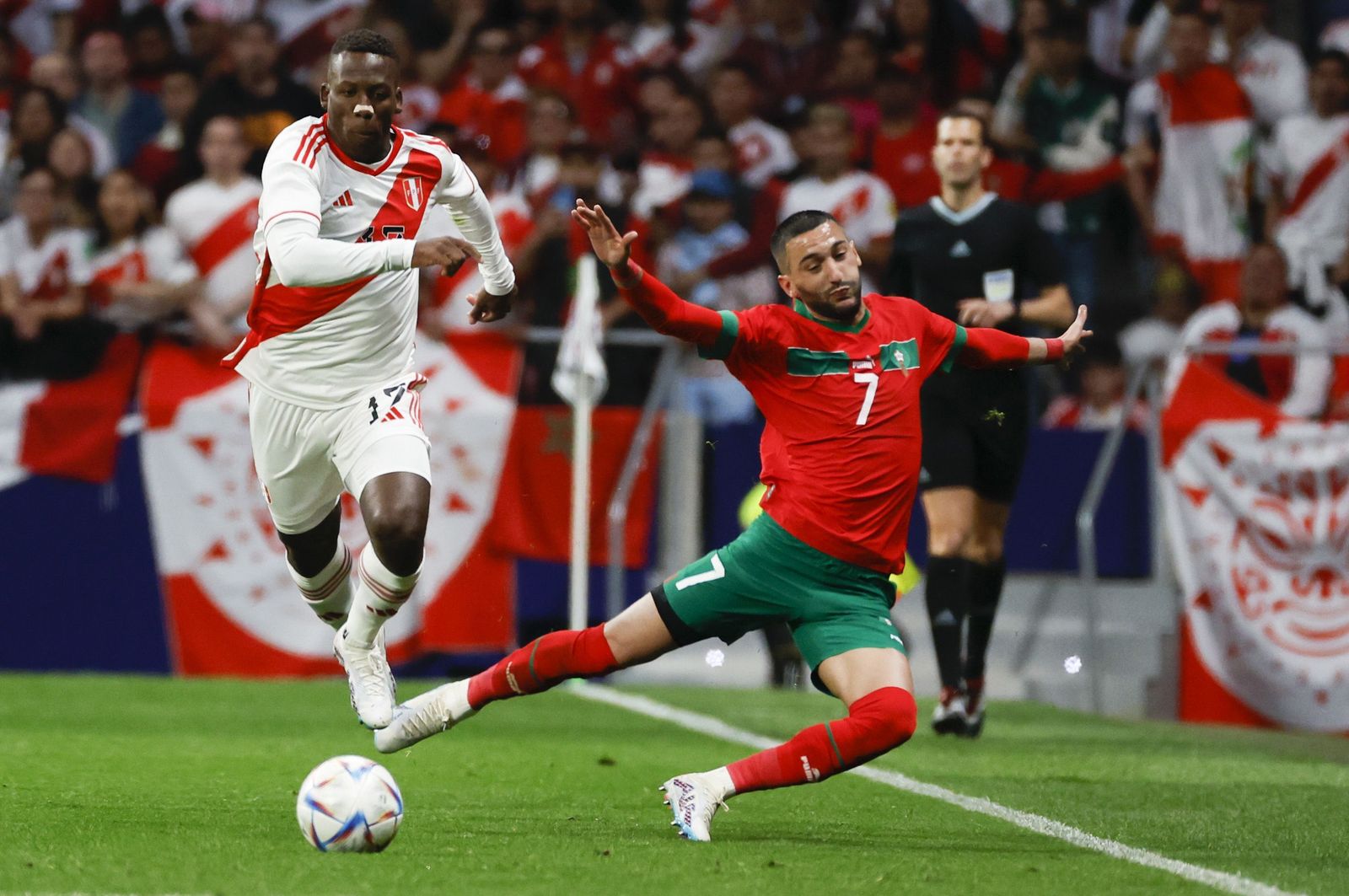 Las fotos del Marruecos - Perú en Madrid